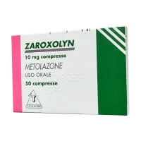 Фото Зароксолин (Метолазон) таблетки 10мг №50