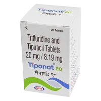 Фото Трифлуридин типирацил 20мг/8.19мг:: Лонсурф полный аналог :: Tipanat таблетки №20